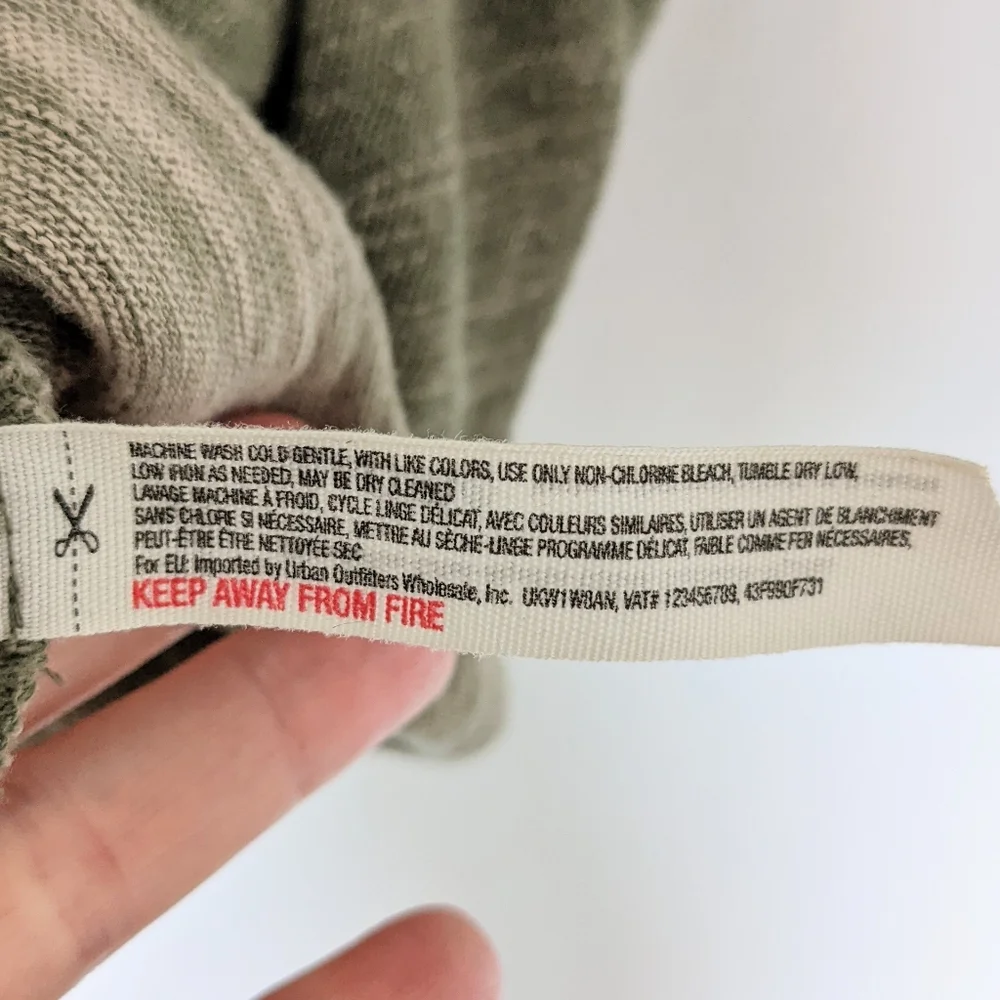 Free People Beach Cocoon Top One Body Funnel Neck Top Rolled Hem  Green - Picture 10 of 16